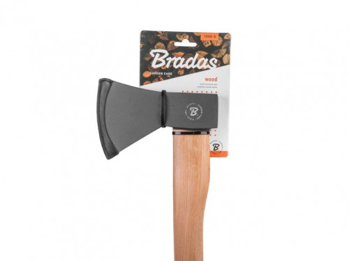 Брадва за цепене на дърва Bradas 1500 г с дървена дръжка
