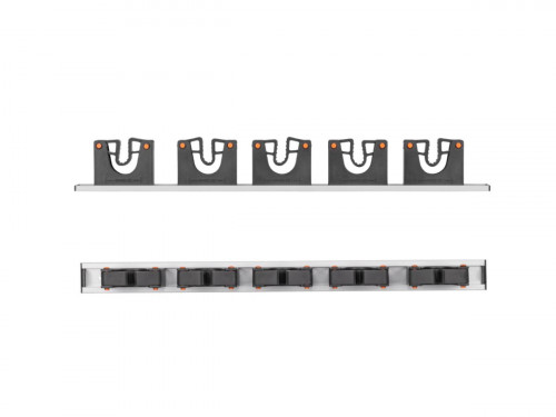 Държачи за инструменти на шина 50 см –  5 броя