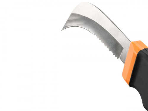 Универсален нож със сърпово острие 70 мм и TPR дръжка