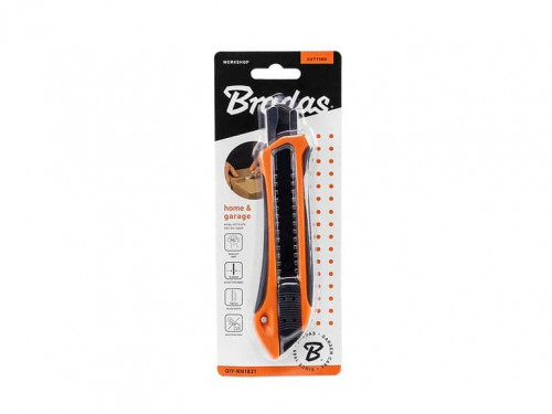 макетен нож PVC с гумирана дръжка и ширина на острието 18 мм