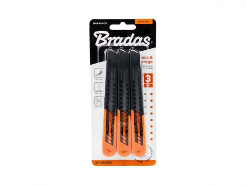 Макетен нож PVC 9 мм – 3 броя в комплект