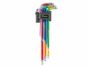 Комплект Г-образни удължени Torx ключове Bradas – TX10–TX50 Комплект Г-образни удължени Torx ключове Bradas – TX10–TX50
