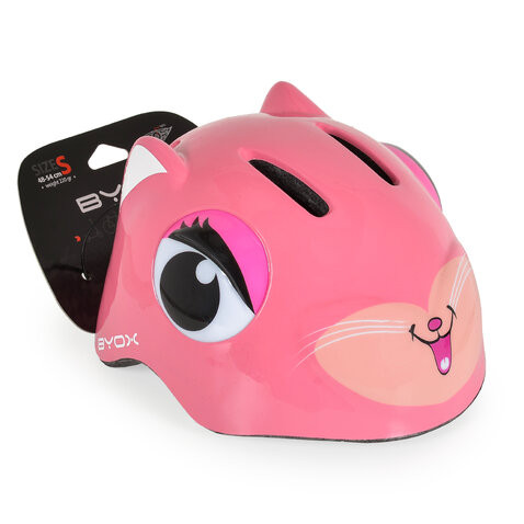 Детска каска Kati Y26 (размер S: 48–54 см) - розов