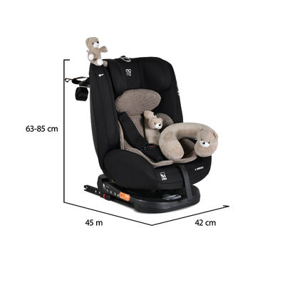 Детско столче за кола i-Maxx 40-150 см Space i-Size Moni- beige