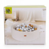 Мек детски басейн Boucle с 200 топки – Moni Toys -слонова кост-megahome.bg