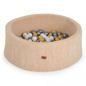 Мек детски басейн Boucle с 200 топки – Moni Toys - бежов