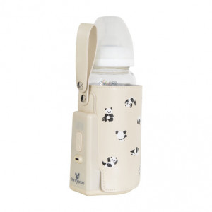 Портативен нагревател за бебешки шишета Caliente- бежов