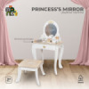 Детска дървена тоалетка Princess’s Mirror-megahome.bg