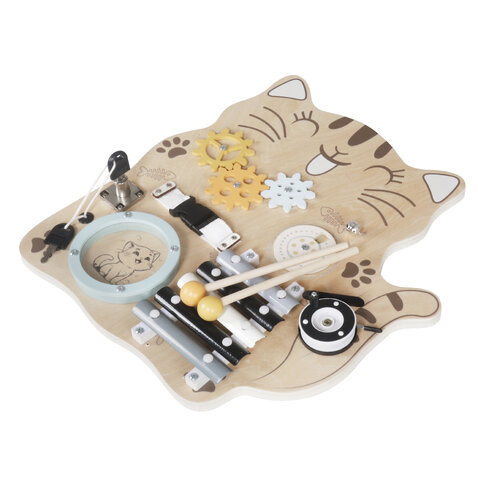 Дървената Монтесори дъска Cat