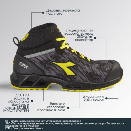 Diadora SHARK STABLE IMPACT Mid S3