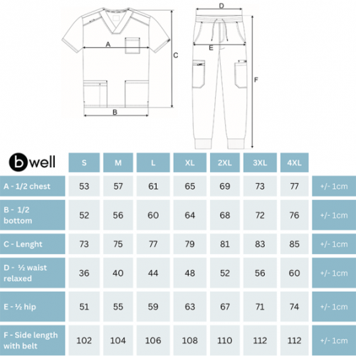 Медицински комплект Bwell MATTEO - тъмносин