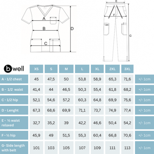 Медицински комплект Bwell BELLA - кралско синьо