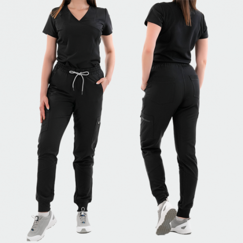 Медицински панталон Bwell RICCI - черен