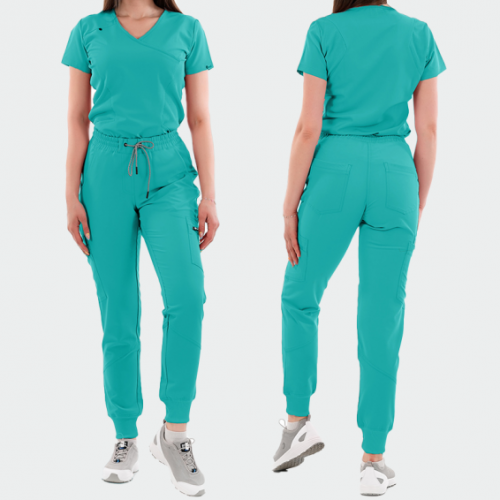 Медицински панталон Bwell RICCI - тийл