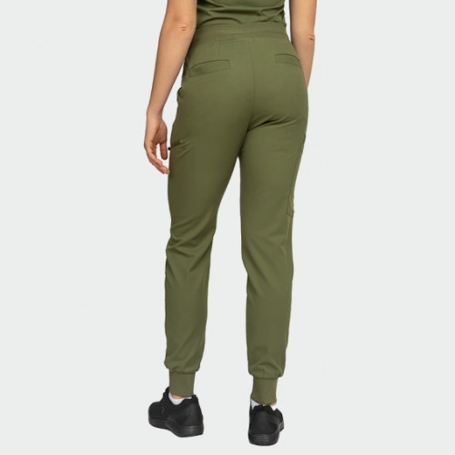 Медицински панталон Bwell AURELIA Jogger - Olive