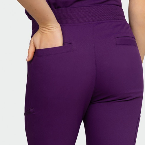 Медицински панталон Bwell AURELIA Jogger  - Eggplant