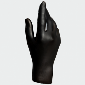 Нитрилни ръкавици без талк Mapa DARK SOLO 935 - черни