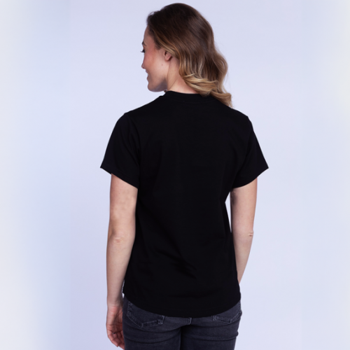 Тениска Bwell Atelier SkinFluencer - черна
