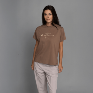 Тениска Bwell Atelier SkinFluencer - мока Тениска Bwell Atelier SkinFluencer - мока