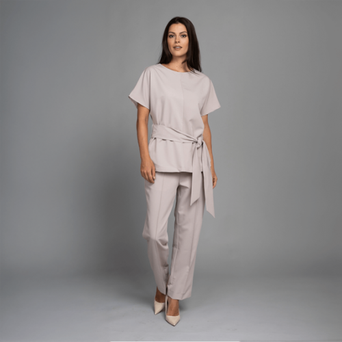 Медицинска туника Bwell Atelier SOFIA - бежова