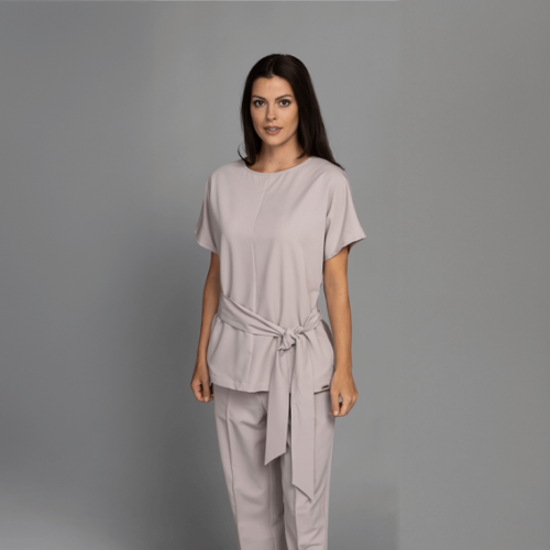 Медицинска туника Bwell Atelier SOFIA - бежова