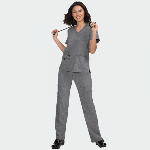 Медицинска туника KOI Design BASICS 373 - сив меланж