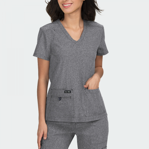 Медицинска туника KOI Design BASICS 373 - сив меланж