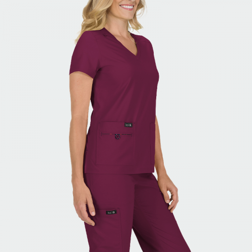 Медицинска туника KOI Design BASICS 373 - виненочервена