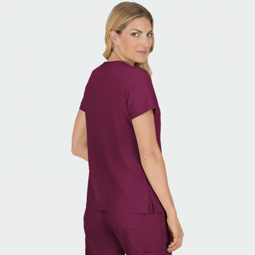 Медицинска туника KOI Design BASICS 373 - виненочервена