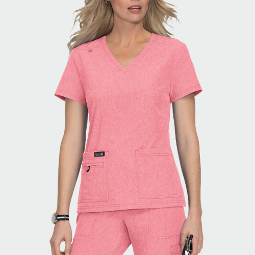 Медицинска туника KOI Design BASICS 373 - светлорозов меланж