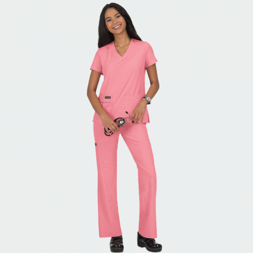 Медицинска туника KOI Design BASICS 373 - светлорозов меланж