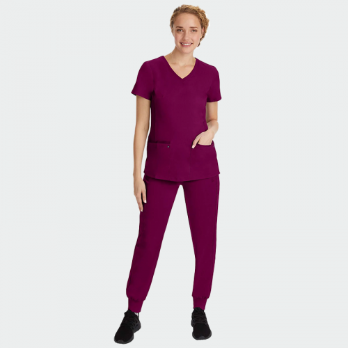 Медицинска туника Healing Hands HH JULIET - виненочервено