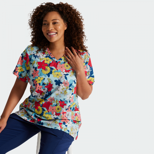 Медицинска туника Dickies EDS DK616 - Blooms So Retro