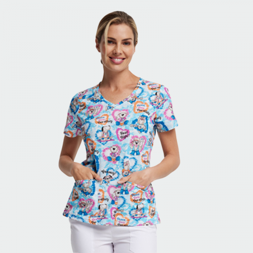 Медицинска туника Dickies EDS DK721 - Hippie Hounds