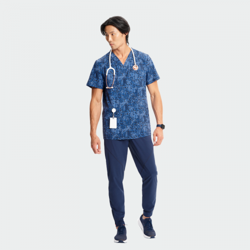 Медицинска туника CHEROKEE INFINITY CK920- Distressed Geo