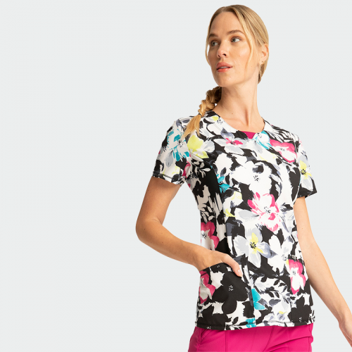 Медицинска туника CHEROKEE INFINITY CK609 -Inky Garden