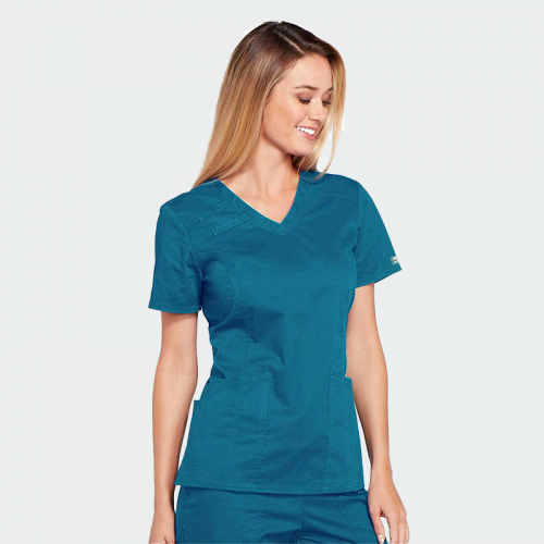 Медицинска туника CHEROKEE CORE STRETCH WWE4710 - карибско синьо