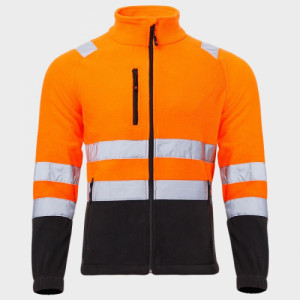 Сигнален суитшърт PRISMA HV ORANGE FLEECE