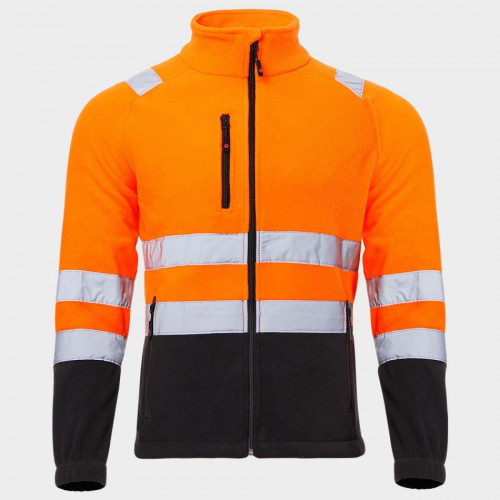 Сигнален суитшърт PRISMA HV ORANGE FLEECE