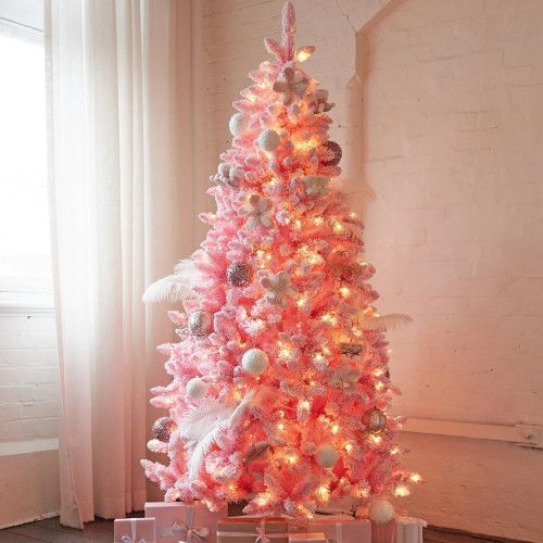 Премиум изкуствена елха Rose Snow