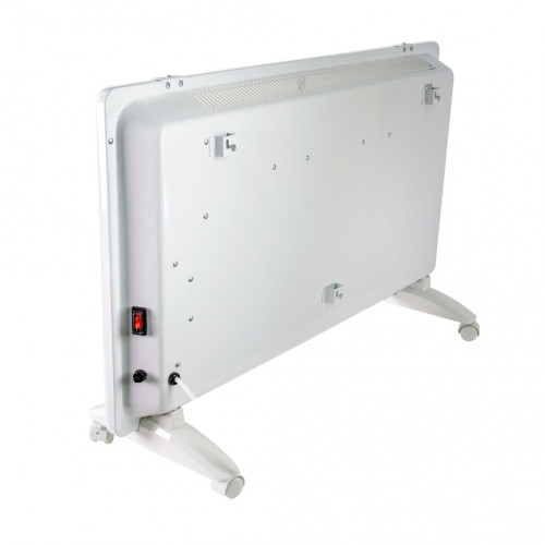 Конвектор със стойка 2kW с бяло стъкло LED RD-PH02