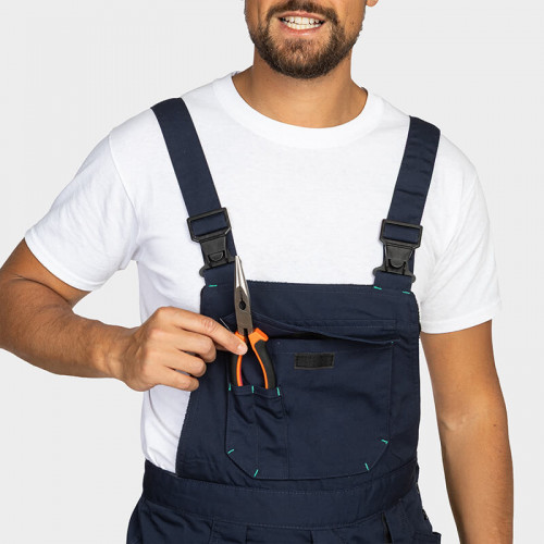 Зимен работен гащеризон BWOLF DRIFT ICE Salopette - тъмносин