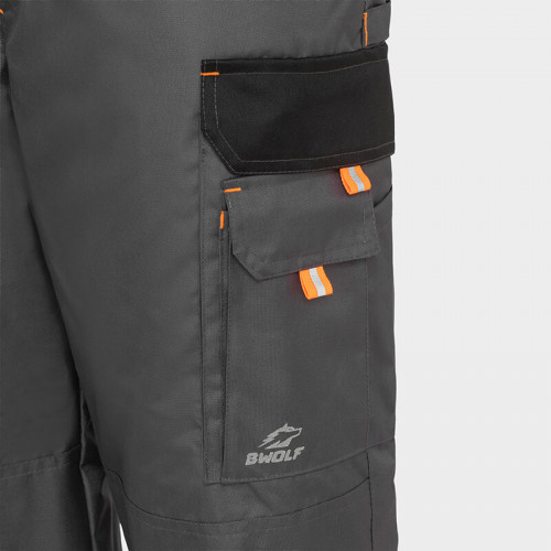 Зимен работен комплект BWOLF BRAVER Set - Сив -Черен
