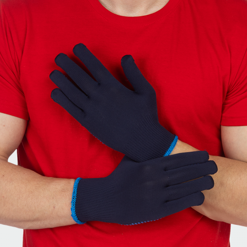 Работни ръкавици BWOLF DOTS D - тъмносини