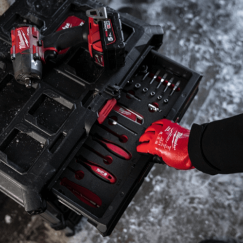 Противосрезни ръкавици MILWAUKEE M FD CUT A - червено