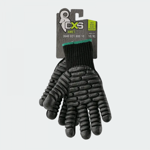 Механични ръкавици CXS AMET - черни  размер 10