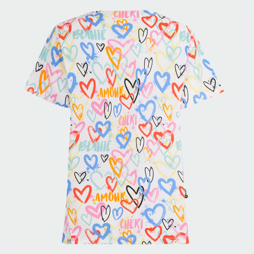 Медицинска туника Bwell BAMBINA - принт сърца