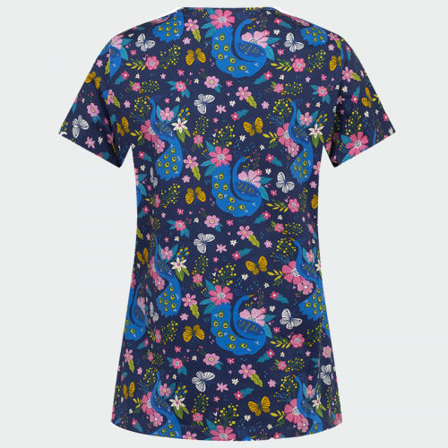 Медицинска туника Bwell BAMBINA - Midnight Peackock