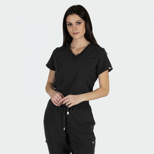 Медицинска туника Bwell JULIA - черна