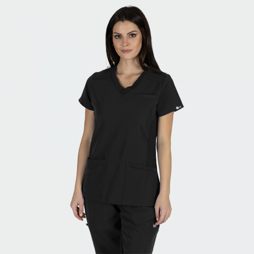 Медицинска туника Bwell JULIA - черна